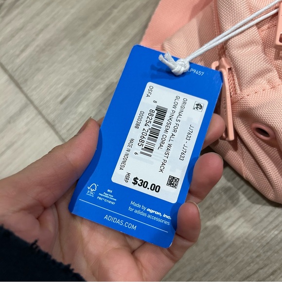 NWT Adidas Coral Crossbody Bag - Picture 3 of 10